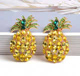 PINEAPPLE CRYSTAL EARRINGS