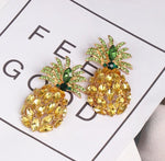 PINEAPPLE CRYSTAL EARRINGS