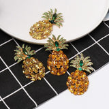 PINEAPPLE CRYSTAL EARRINGS