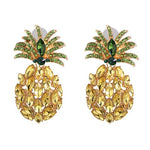 PINEAPPLE CRYSTAL EARRINGS