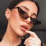 RETRO THIN CAT EYE SUNGLASSES