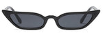 RETRO THIN CAT EYE SUNGLASSES