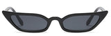 RETRO THIN CAT EYE SUNGLASSES