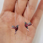 HUMMINGBIRD DROP EARRINGS